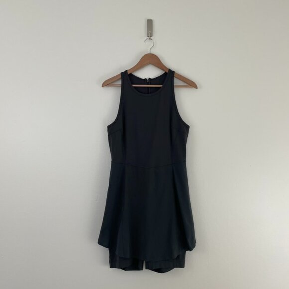 Lululemon Nulux Sleeveless Running Dress 8" Graphite Grey Size 10 - Picture 1 of 7